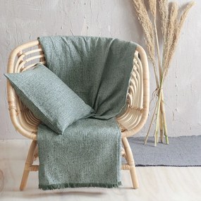 Ριχτάρι Dante Olive Ρυθμός Three-Seater 180x280cm Βαμβάκι-Πολυέστερ