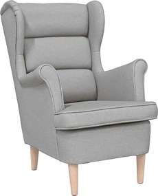 vidaXL πολυθρόνα Cloud Grey 74x84x100 cm Ύφασμα