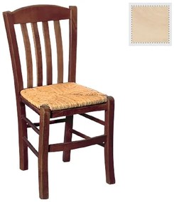 Καρέκλα CASA Άβαφη με Ψάθα Αβίδωτη 42x45x88cm