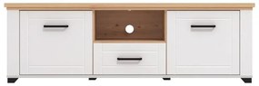 Έπιπλο Τηλεόρασης Valencia TV 150 Λευκό - Artisan Oak - Λευκό Μάτ 147x41x47,5 εκ. 147x41x47.5 εκ.
