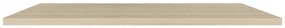 vidaXL Ράφια Τοίχου 2 τεμ. Χρώμα Δρυός 120 x 23,5 x 3,8 εκ. MDF