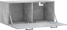 vidaXL Ντουλάπι Τοίχου Γκρι Σκυρ. 80x36,5x35 εκ. Επεξεργασμένο Ξύλο