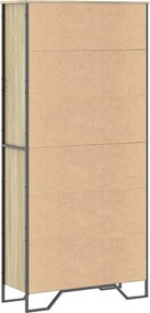 vidaXL Βιβλιοθήκη Χρώμα Sonoma Δρυς 80x31x169 εκ. Επεξεργασμένο Ξύλο