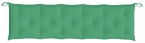 vidaXL Μαξιλάρι Πάγκου Κήπου Πράσινο 180x50x7 εκ. Ύφασμα Oxford