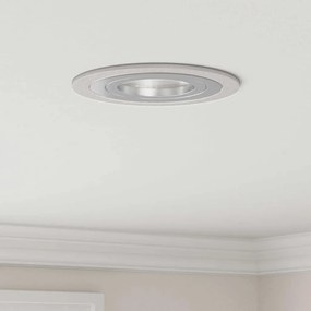 vidaXL Spotlights με προβολείς 24 pcs Ασημί 9 x 9 x cm Αλουμίνιο