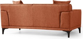 2-Seat Sofa Petra 2 - Orange Orange