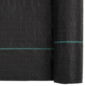 vidaXL Μεμβράνη Εδαφοκάλυψης Μαύρη 2x200 μ. από Πολυπροπυλένιο