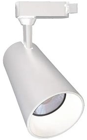 Σποτ Ράγας LED 20W 3000K Μονοφασικό Φ6,5 Epistar Spotlight-6458-Λευκό 6458