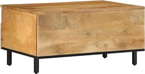 vidaXL Τραπεζάκι σαλονιού καφέ 80x54x40 cm μασίφ ξύλο Mango