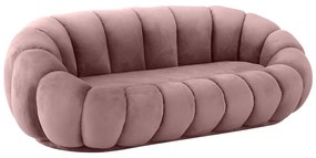 Καναπές Embrace pakoworld βελούδο σε σάπιο μήλο απόχρωση 180x105x65εκ