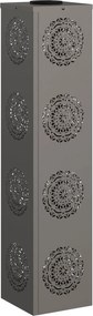 vidaXL Ηλιακό LED Φως Δρόμου 2 pcs Σκ rusty Ατσάλι Σκληρυθέν στον Αέρα