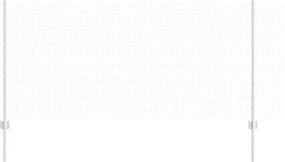 vidaXL Τεντώτο με στήριγμα Ασημί 1 x 50 m Ατσάλι