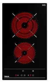 Teka TBC 32010 BK TTC Μαύρο Κεραμικό Πλατώ Εστιών Domino 30cm