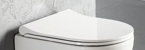 Κάλυμμα Λεκάνης Βακελιτικό Slim Soft Close Αποσπώμενο Οπές 16xΜ42,5xΠ35 cm Bianco Ceramica 9250SC-300