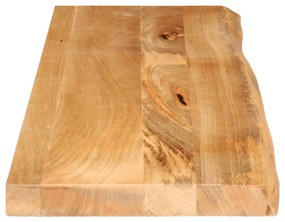 Επιφάνεια Τραπεζιού 110x40x2,5 εκ. Live Edge Μασίφ Ξύλο Μάνγκο 370445