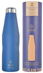 ESTIA ΘΕΡΜΟΣ TRAVEL FLASK SAVE THE AEGEAN 750ml DENIM BLUE 01-16616