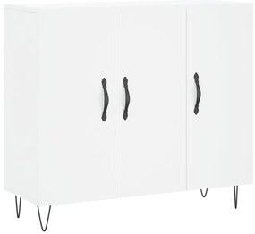 vidaXL Μπουφές Λευκός 90 x 34 x 80 εκ. από Επεξεργασμένο Ξύλο