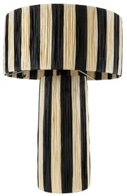 Επιτραπέζιο Φωτιστικό Nassau 02234 Boho 1xE27 IP20 37x55cm Beige-Black GloboStar