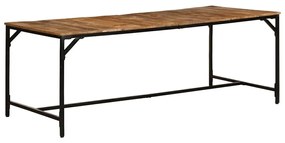 vidaXL Τραπεζαρία 200 x 100 x 75 εκ. από Μασίφ Ακατέργαστο Ξύλο Μάνγκο