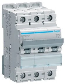 Αυτόματη Ασφάλεια 10Ka C 3x6A NCN306A Hager NCN306A