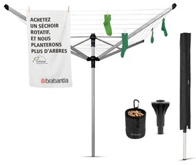 Brabantia 90300255 Lift-Matic Advance Πτυσσόμενη Απλώστρα Δαπέδου 60m