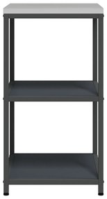 vidaXL Ράφι Αποθήκευσης Κουζίνας Ανθρακί 60 x 50 x 92 εκ. Ατσάλι