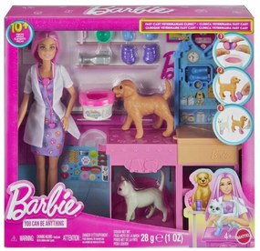 Playset Barbie Veterinarian Clinic 15 Τεμάχια