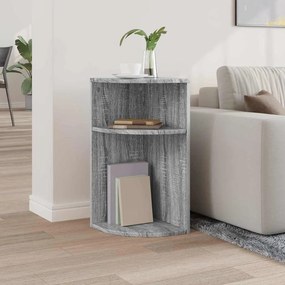 vidaXL End Table Γκρίζο Σονομα 29,6 x 29,6 x 60 εκ Επεξεργασμένο ξύλο