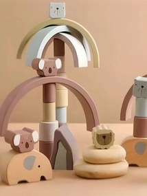 Παιδικό σετ με τουβλάκια Joyland Animal Blocks