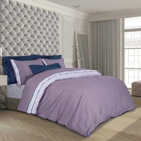 Σετ Σεντόνια Polycotton King 260x280εκ. Essential 2172 Κόκκινο-Λευκό-Μπλε Greenwich Polo Club