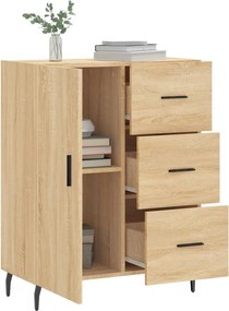 vidaXL Ντουλάπι Sonoma Δρυς 69,5 x 34 x 90 εκ. από Επεξεργασμένο Ξύλο