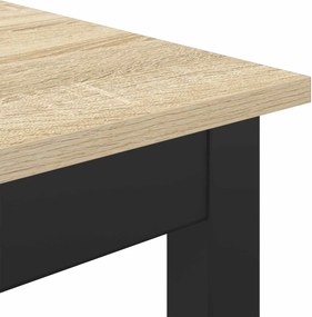vidaXL Τραπεζαρίες 150 x 78 x 75 εκ ΜΕΤΑΛΛΟ