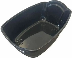 Κουτί απορριμμάτων γάτας Petdesign Λευκό/Μαύρο