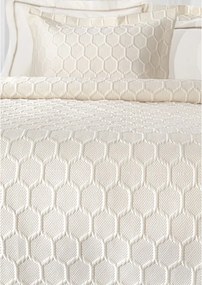 Κουβερλί King Size (Σετ 240x250) Guy Laroche Hive Ecru