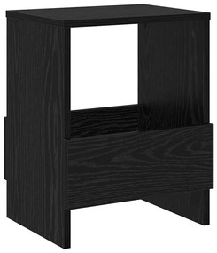 vidaXL Ράφι Περιοδικών Μαύρη Οξυά 35 x 30 x 45 εκ.