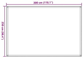 vidaXL Χαλί Σκηνής Ανθρακί 250 x 300 εκ.