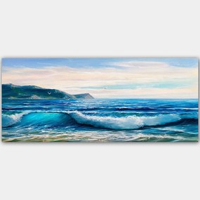 Πίνακας Καμβάς 451ERN1104 120x50cm Multi Wallity Horizontal Ξύλο, Καμβάς