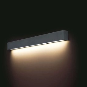 Φωτιστικό Τοίχου Straight Wall Led M 7561 Graphite Nowodvorski Μέταλλο