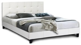 Κρεβάτι Sissy  από τεχνόδερμα χρώμα λευκό 160x200εκ. - 0224247