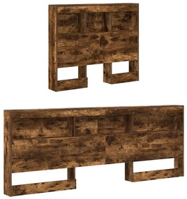 vidaXL Κεφαλάρι Αποθήκης Καπνιστή δρυς 75 cm Επεξεργασμένο ξύλο