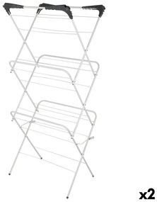 Απλώστρα Ρούχων Max Home Μέταλλο 62 X 140 X 45 CM (x2)