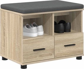vidaXL Παγκάκι Χαλωρίου Δρύς Sonoma 60 x 38 x 46 εκ