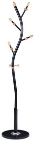 Καλόγερος ρούχων Sergio  μέταλλο μαύρο-φυσικό Φ37x171εκ Model: 226-000019