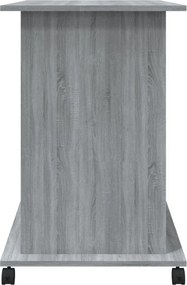 vidaXL Γραφείο Υπολογιστή Γκρι Sonoma 80x50x75 εκ. Επεξεργασμένο Ξύλο