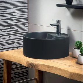 Zero Ø44 - Επιτραπέζιος νιπτήρας μπανιου - Μαύρο Ματ