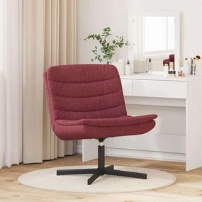 vidaXL Περιστρεφόμενη καρέκλα Μπορντό 63 x 75 x 76 εκ ύφασμα