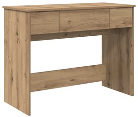 vidaXL Τραπέζι Μακιγιάζ με Καθρέπτη Δρυός 100x45x76 εκ.