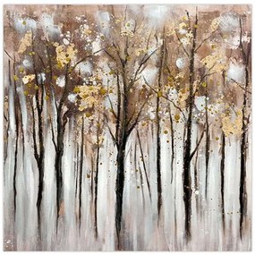Πίνακας Καμβάς Forest 166-224-043 80x3x80cm Multi Square Καμβάς
