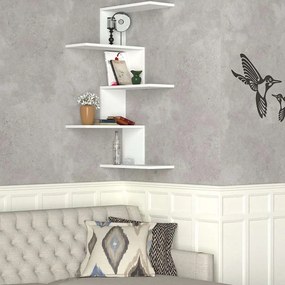 Ραφιέρα Επιτοίχια Rory HM8931.11 22x51,5x109cm White Μελαμίνη