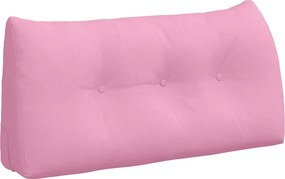 vidaXL Μαξιλάρι Πλάτης Ροζ 100 x 50 x 24 cm ύφασμα